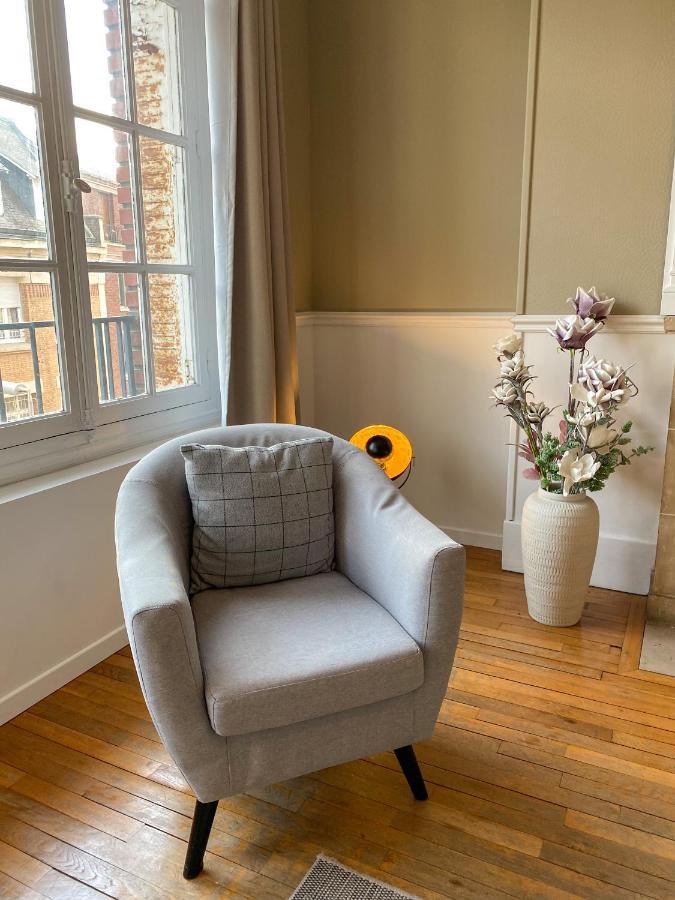 Appartement Chic, 3 Chambres, Hyper Centre-Ville, Parking Payant Amiens Luaran gambar
