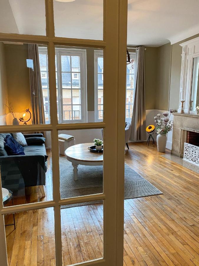 Appartement Chic, 3 Chambres, Hyper Centre-Ville, Parking Payant Amiens Luaran gambar