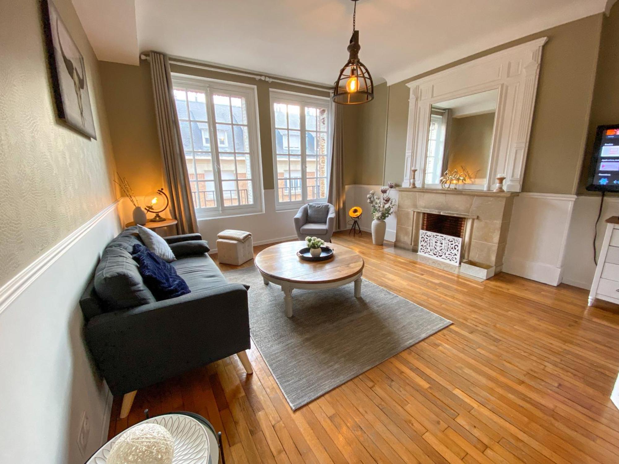 Appartement Chic, 3 Chambres, Hyper Centre-Ville, Parking Payant Amiens Luaran gambar