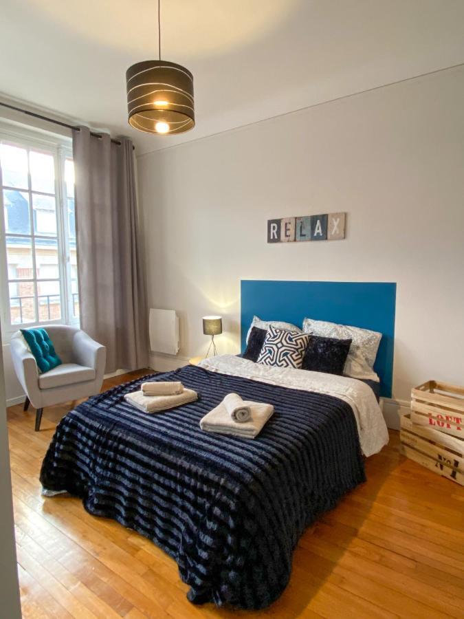 Appartement Chic, 3 Chambres, Hyper Centre-Ville, Parking Payant Amiens Luaran gambar